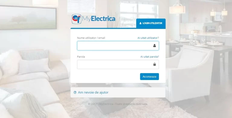 MyElectrica login in aplicatia Electrica Furnizare